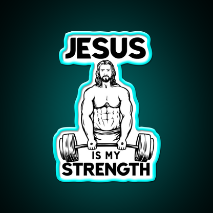 Deadlifting Is My Strength Gym Fitness Led Neon Sign Rgb Color