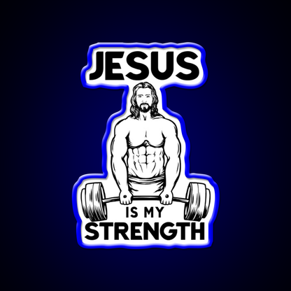 Deadlifting Is My Strength Gym Fitness Led Neon Sign Rgb Color