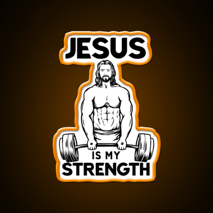 Deadlifting Is My Strength Gym Fitness Led Neon Sign Rgb Color