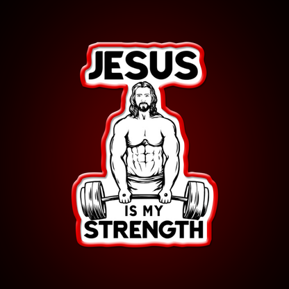 Deadlifting Is My Strength Gym Fitness Led Neon Sign Rgb Color