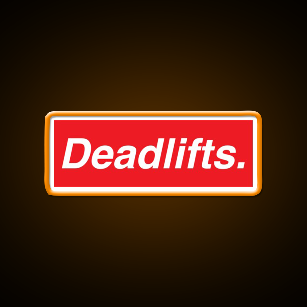 Deadlifts Gym Fitness Led Neon Sign Rgb Color
