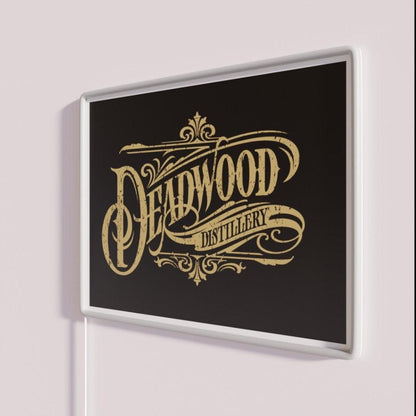Deadwood Distillery Rgb Led Neon Sign - Shineneon