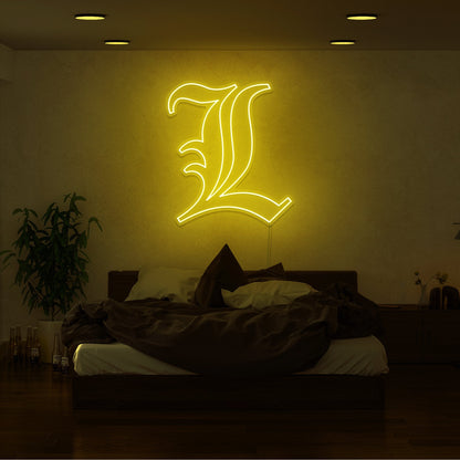Death Note L Led Neon Sign | Shineneon