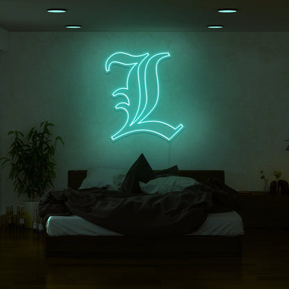 Death Note L Led Neon Sign | Shineneon