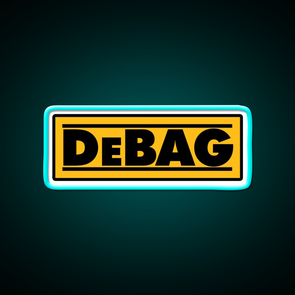 Debag Beer Bar Decor Led Neon Sign Rgb Color - Neon sign mounted on wall in room