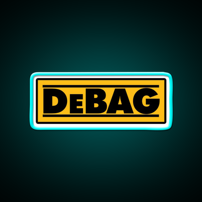 Debag Beer Bar Decor Led Neon Sign Rgb Color - Neon sign mounted on wall in room