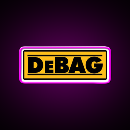 Debag Beer Bar Decor Led Neon Sign Rgb Color - LED neon sign close-up detail