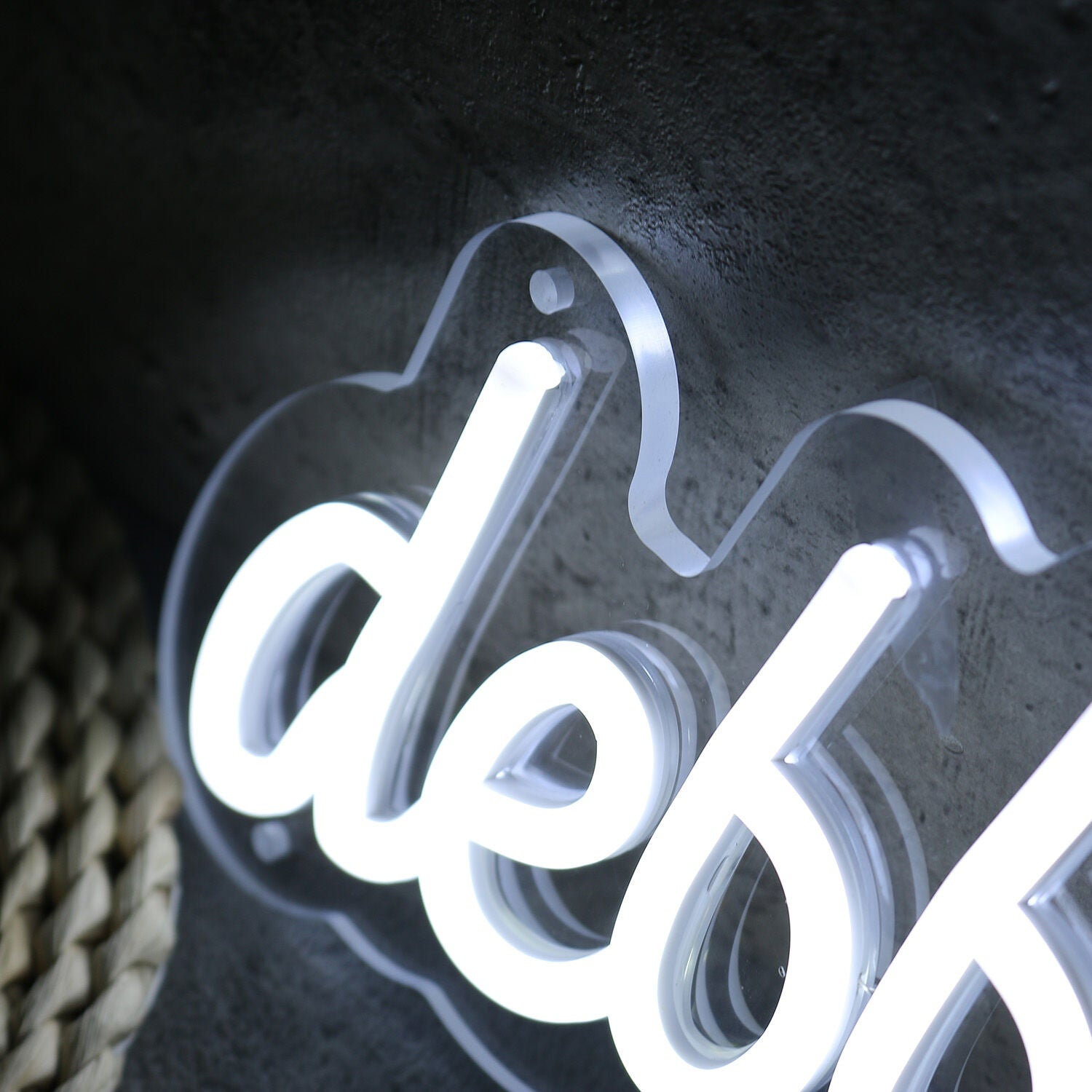 Debbienaileditt White Led Neon Sign - Shineneon