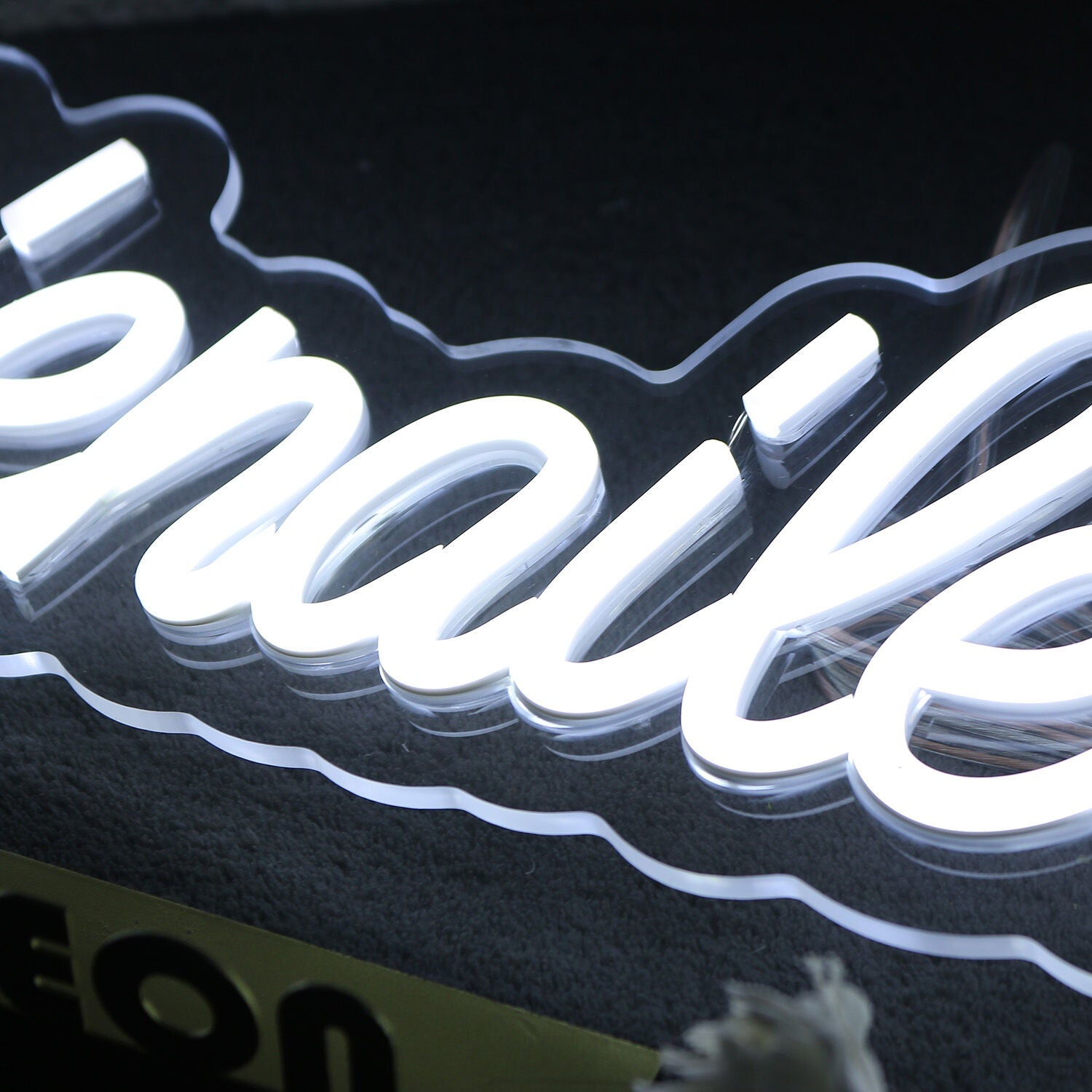Debbienaileditt White Led Neon Sign - Shineneon