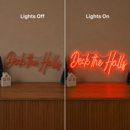Deck The Halls LED Neon Sign main product image