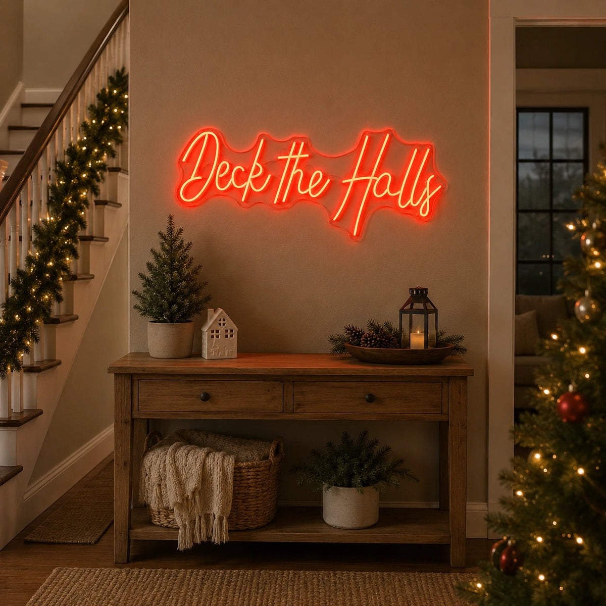 Deck The Halls LED Neon Sign - Shineneon