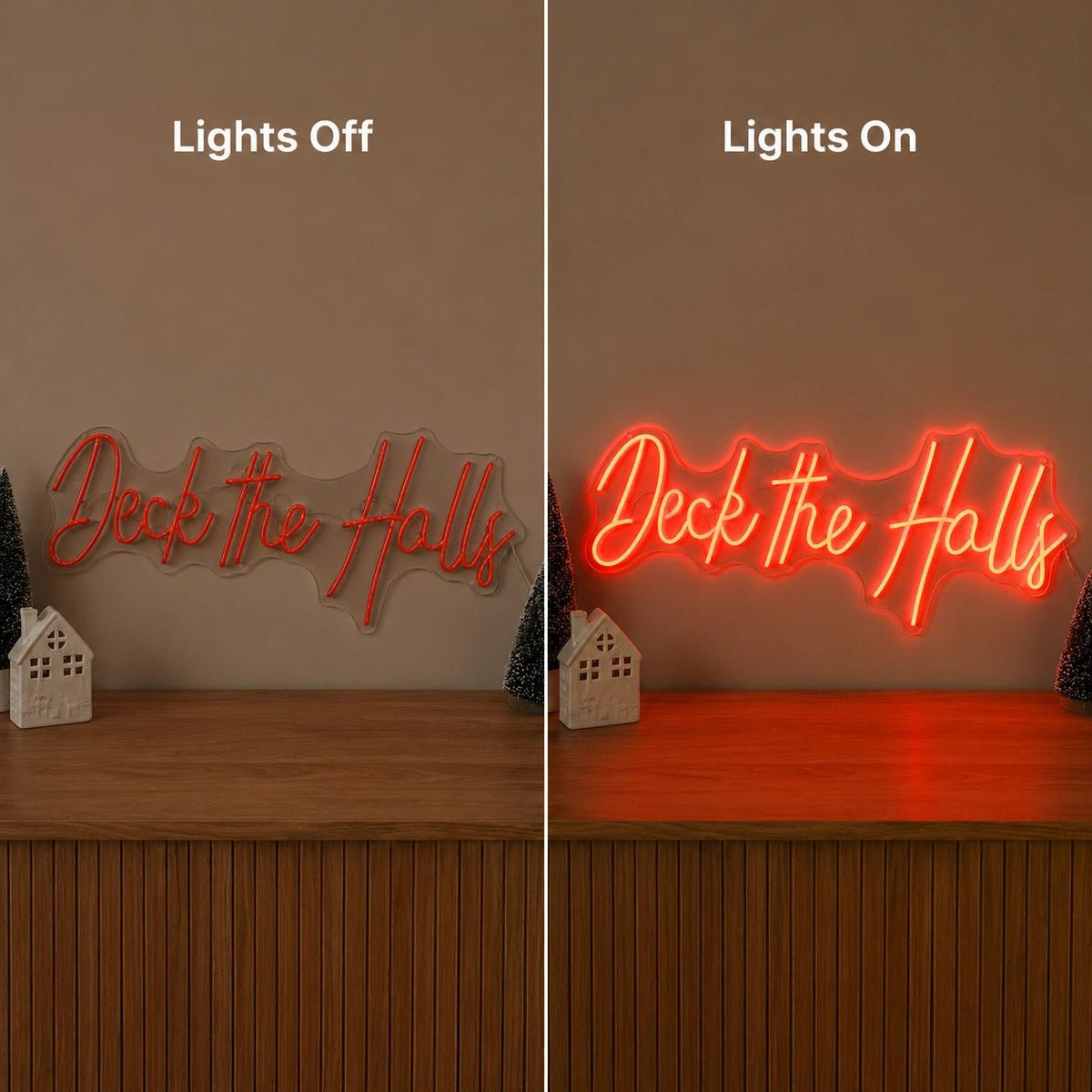 Deck The Halls LED Neon Sign - Shineneon