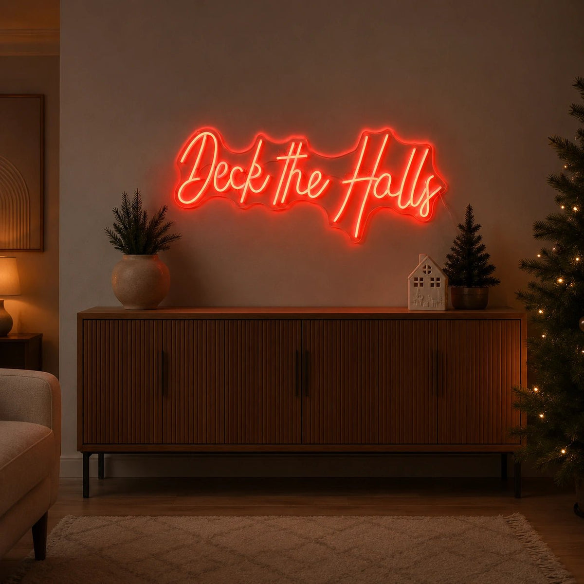 Deck The Halls LED Neon Sign - Shineneon