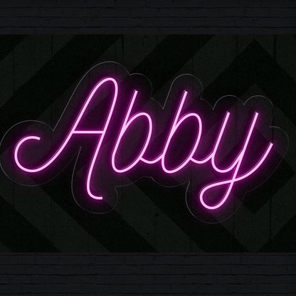 Decker Warm Glow Script Led Neon Sign Kids Room Wall Decor | Shineneon