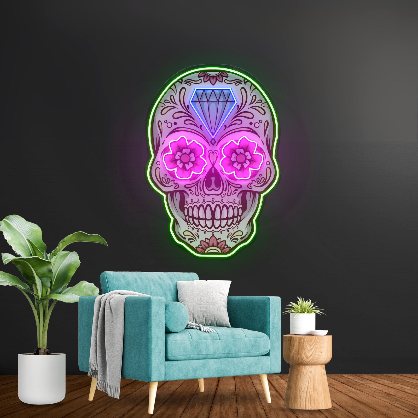Decor Skull Led Neon Sign Light Custom Led Signs - Shineneon