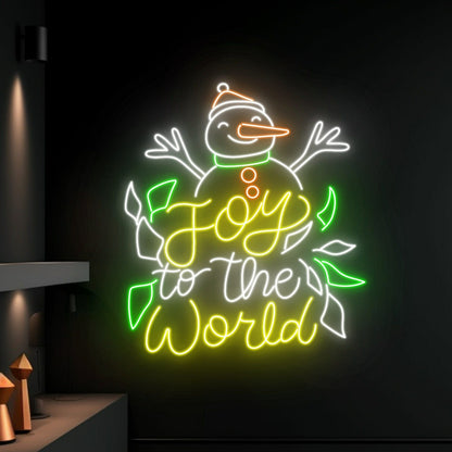 Decor With Joy To The World Led Neon Sign | Shineneon