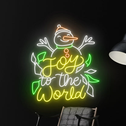 Decor With Joy To The World Led Neon Sign | Shineneon