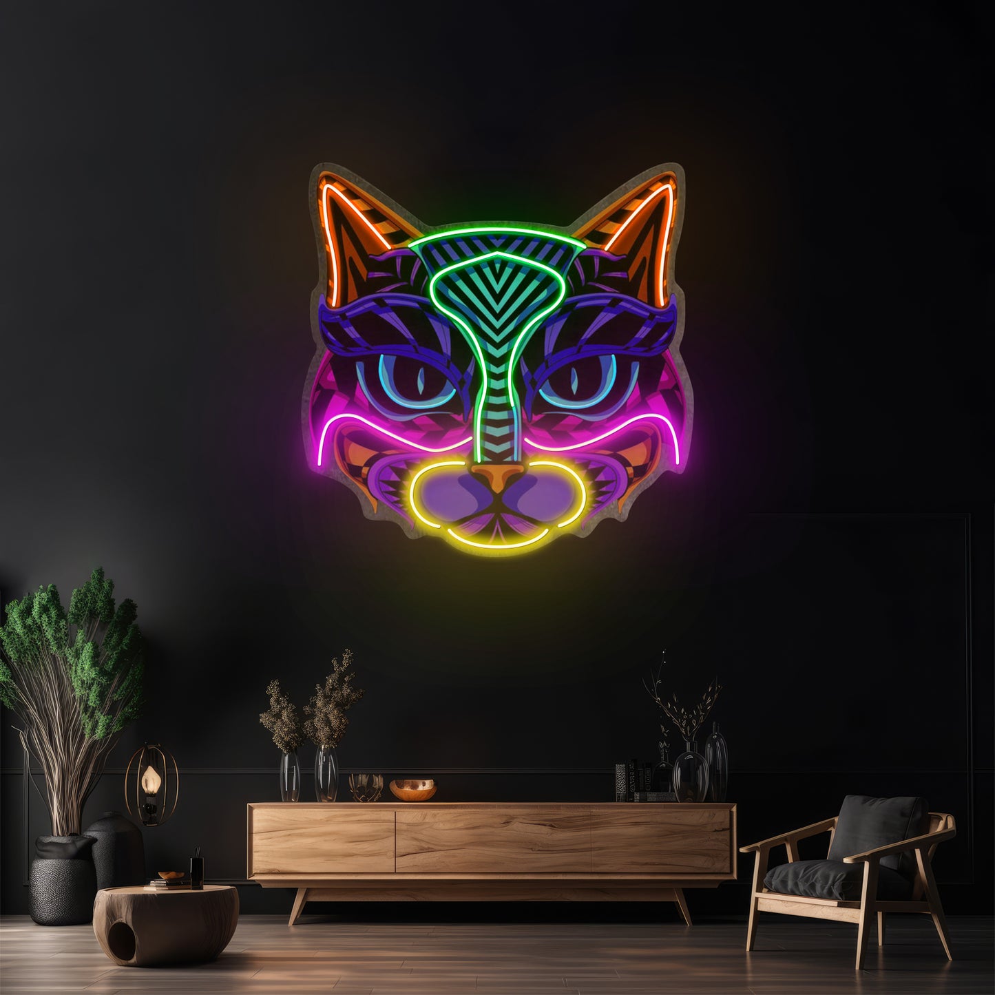 Decorative Cat Led Neon Sign Light Custom Led Signs