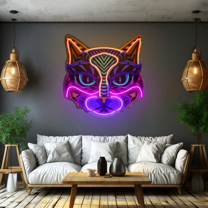 Decorative Cat Led Neon Sign Light Custom Led Signs