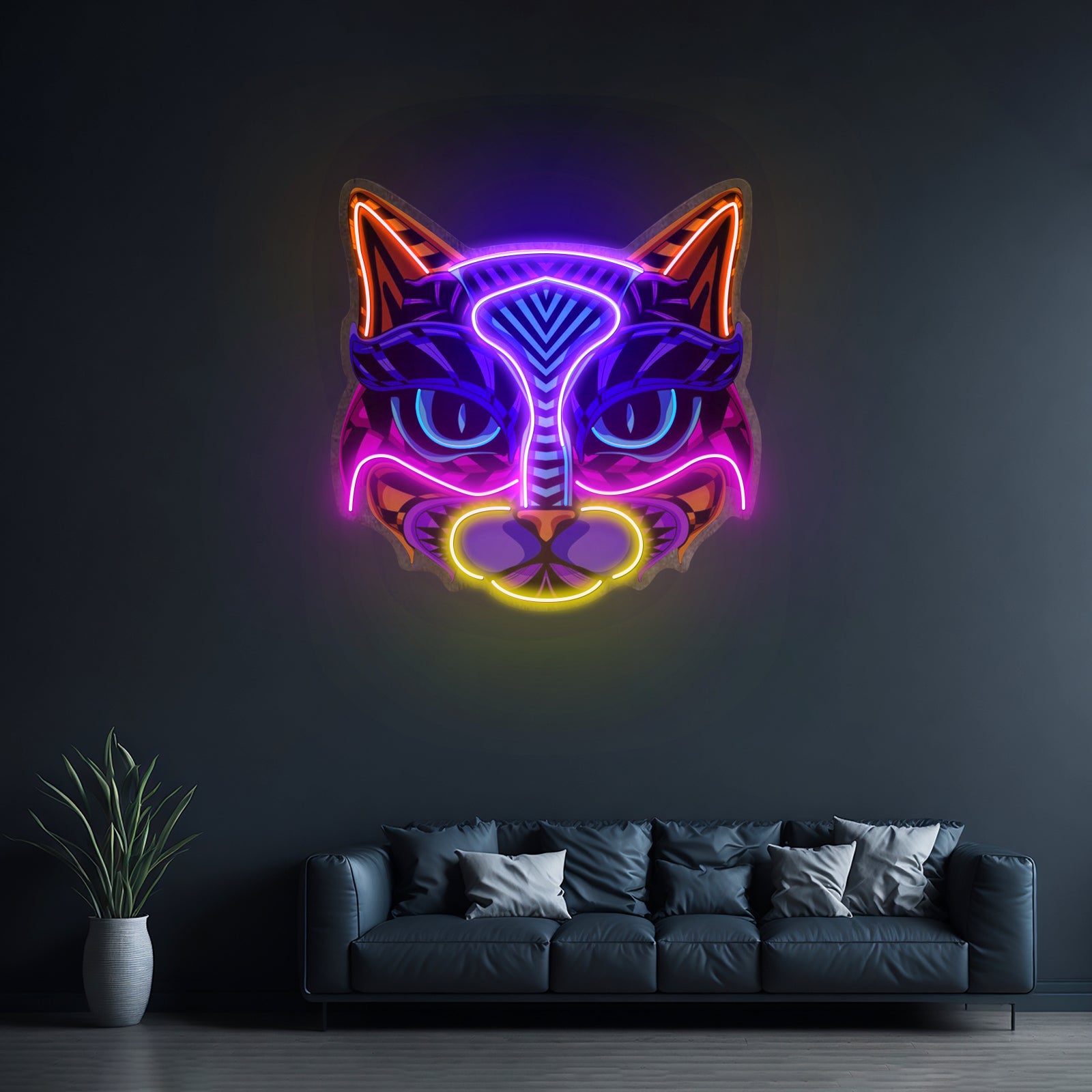 Deke Squad Pop Art Design Artwork Affordable Custom Neon Signs