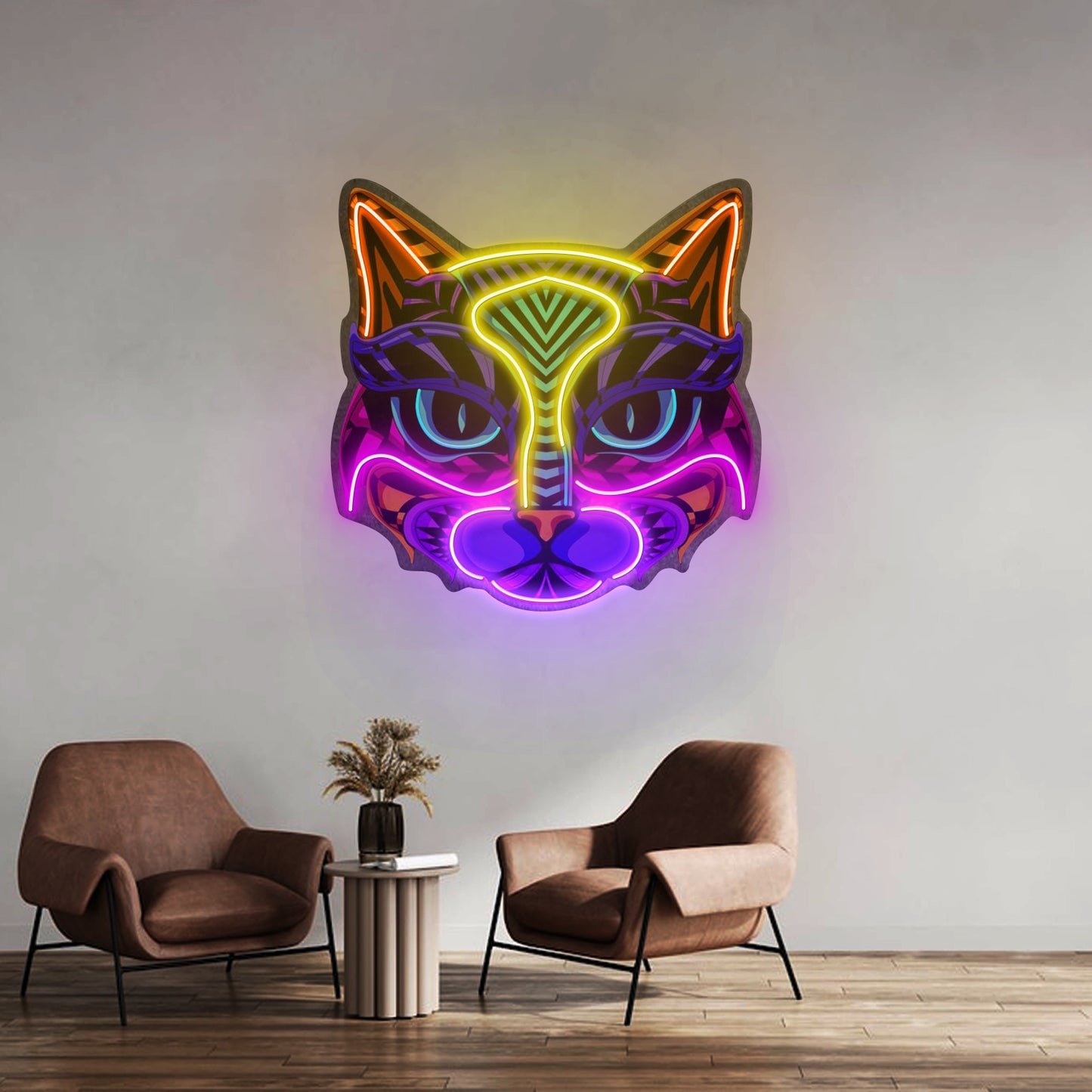 Decorative Cat Led Neon Sign Light Custom Led Signs