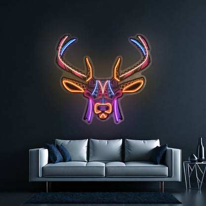 Decorative Deer Led Neon Sign Light Custom Led Signs - Shineneon