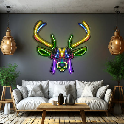 Decorative Deer Led Neon Sign Light Custom Led Signs - Shineneon