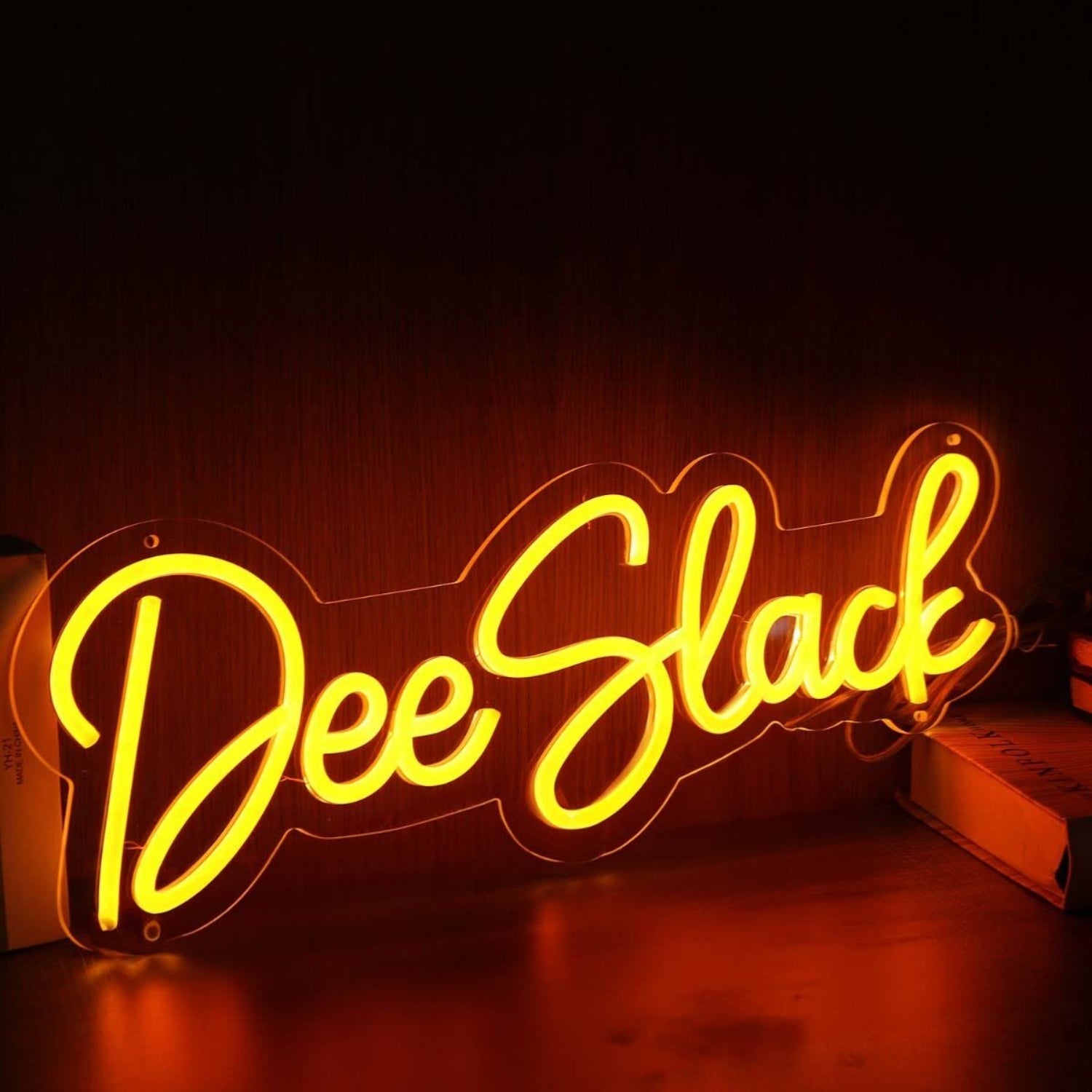 Dee Slack Yellow Led Neon Sign - Shineneon