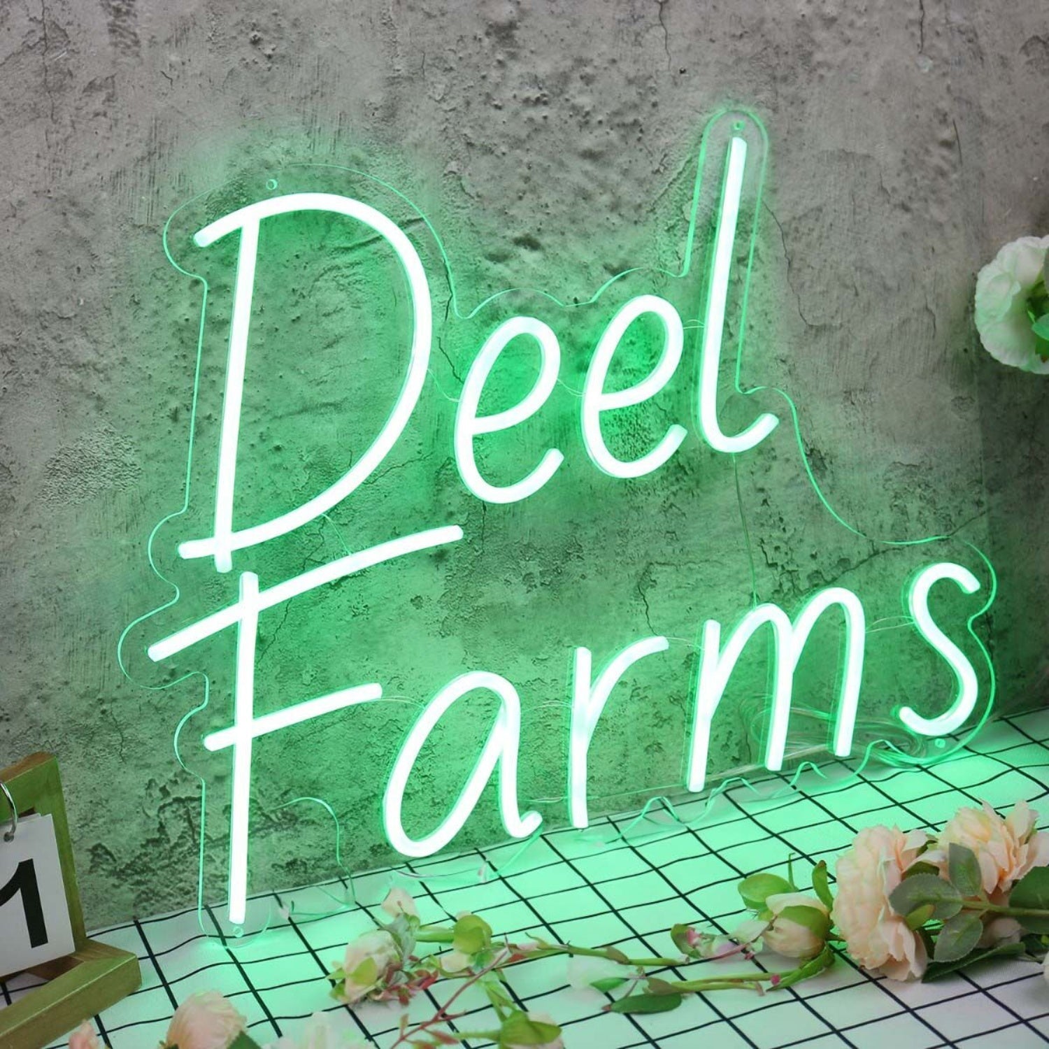 Deel Farms Green Led Neon Sign - Shineneon