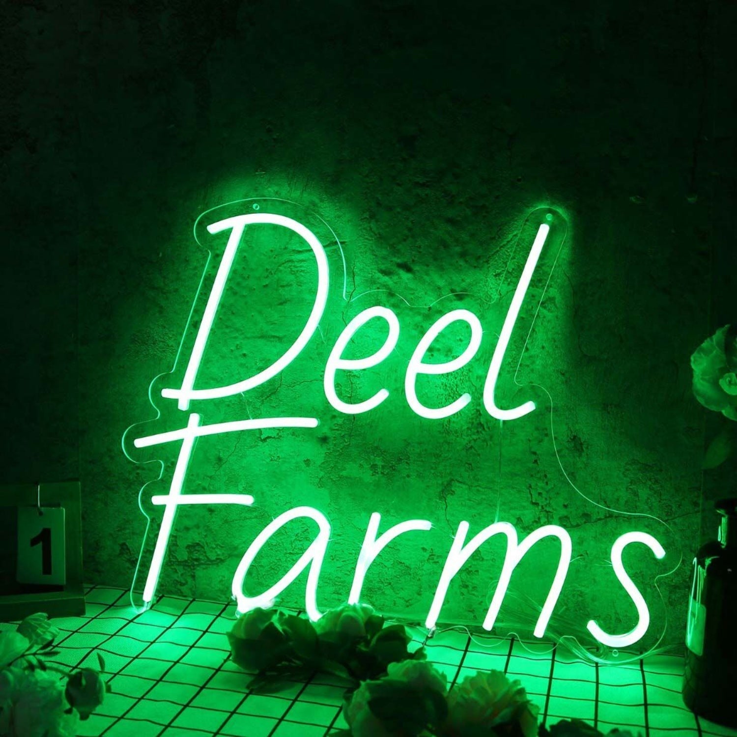 Deel Farms Green Led Neon Sign - Shineneon