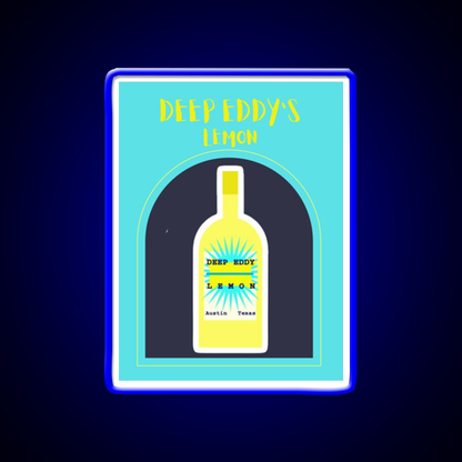 Deep Eddys Liquor Print Cocktail Bar Decor Led Neon Sign Rgb Color - LED neon sign view 5