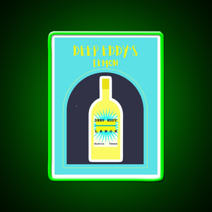 Deep Eddys Liquor Print Cocktail Bar Decor Led Neon Sign Rgb Color - LED neon sign view 8