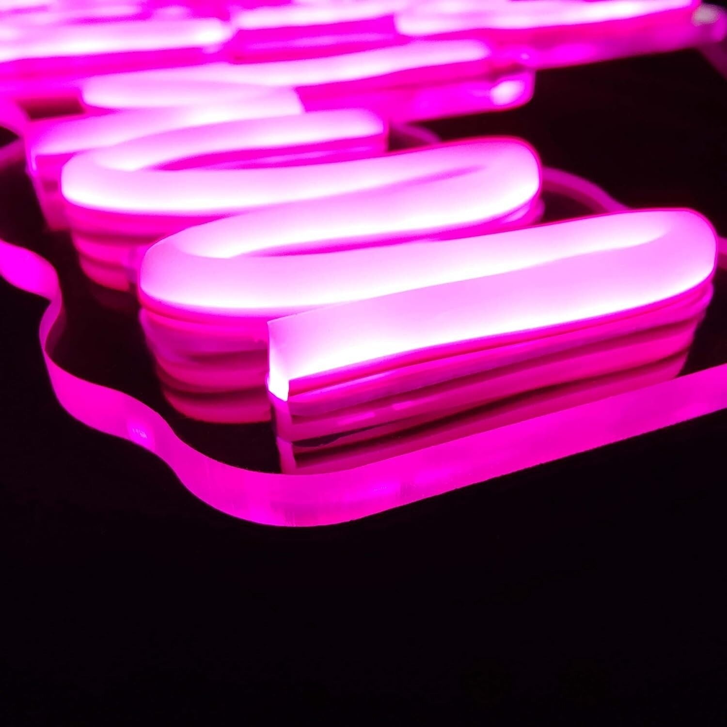 Deep Pink My Happy Place Neon Sign For Weddings Parties | Shineneon