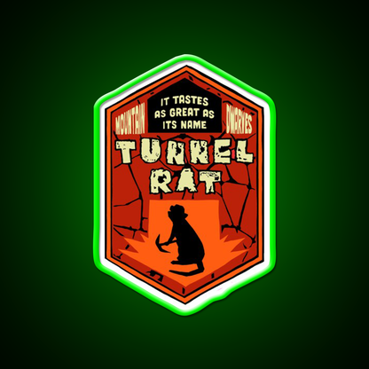Deep Rock Galactic Tunnel Rat Logo Beer Bar Decor Led Neon Sign Rgb Color