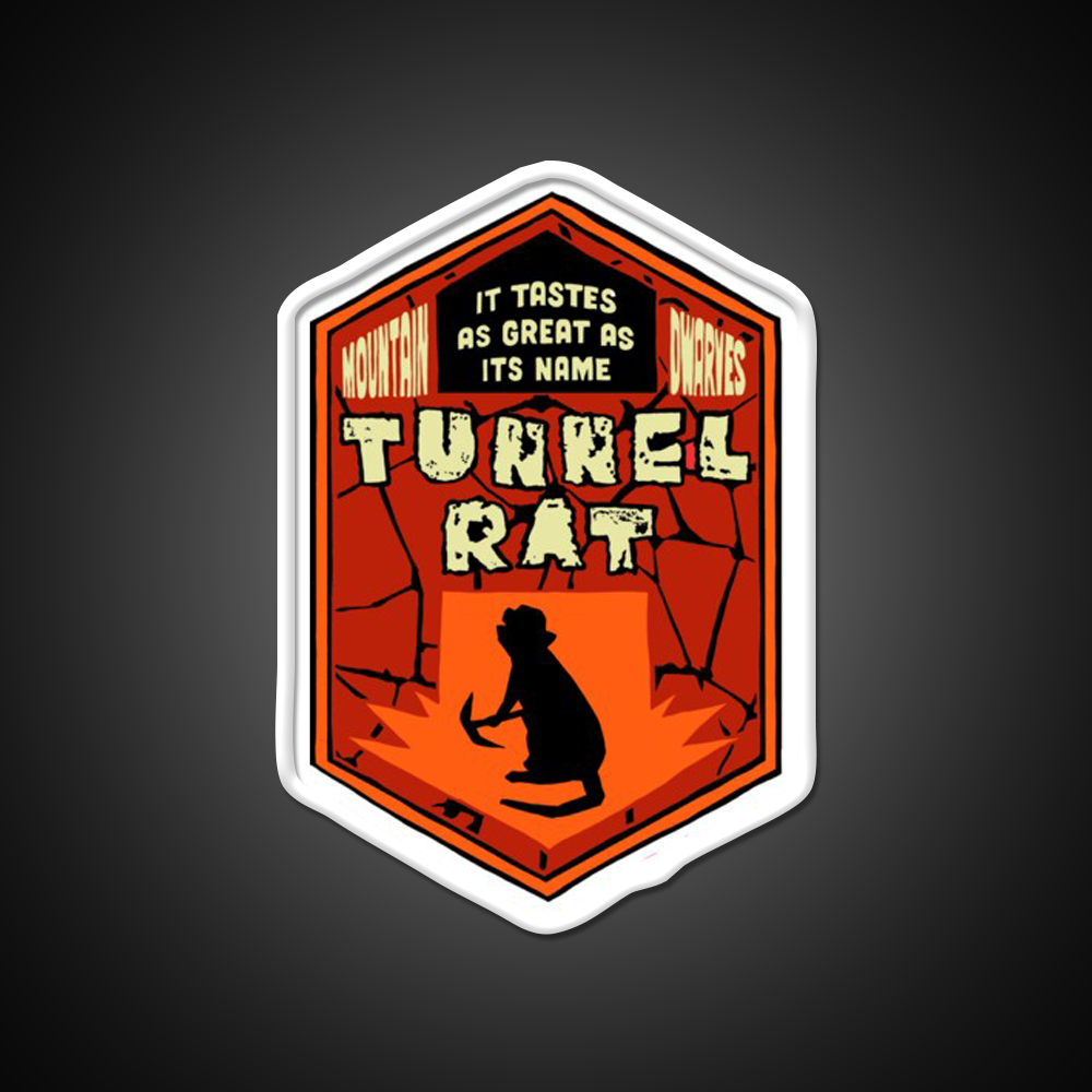 Deep Rock Galactic Tunnel Rat Logo Beer Bar Decor Led Neon Sign Rgb Color - LED neon sign view 11