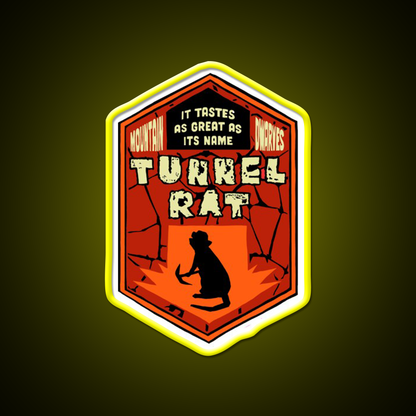 Deep Rock Galactic Tunnel Rat Logo Beer Bar Decor Led Neon Sign Rgb Color - LED neon sign view 7