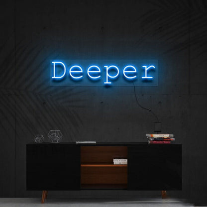 Deeper Led Neon Sign Finspirational And Thoughtful Decor - Shineneon