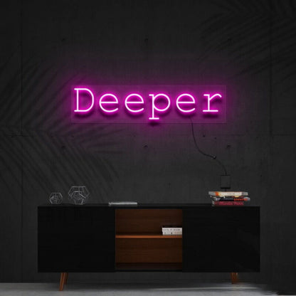 Deeper Led Neon Sign Finspirational And Thoughtful Decor - Shineneon