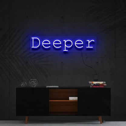 Deeper Led Neon Sign Finspirational And Thoughtful Decor - Shineneon