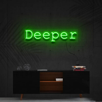 Deeper Led Neon Sign Finspirational And Thoughtful Decor - Shineneon