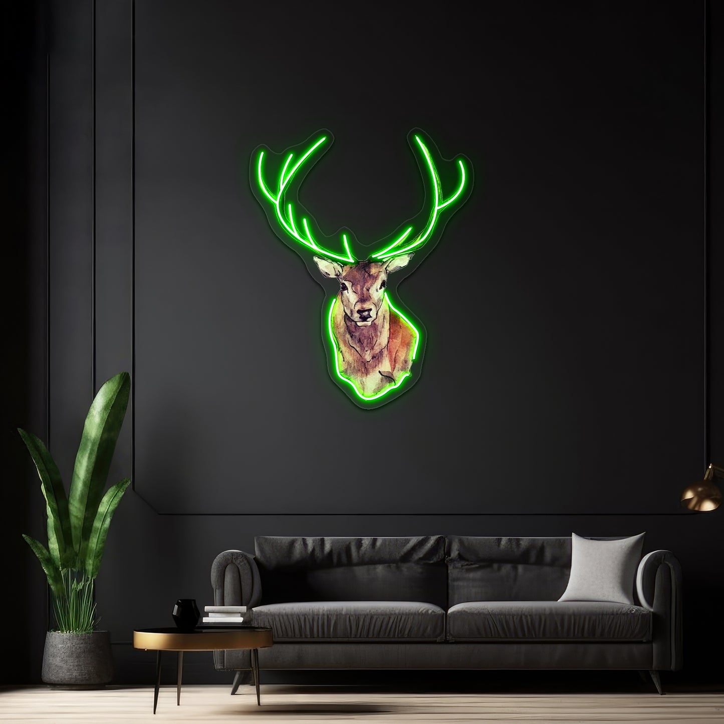 Deer Artwork Affordable Custom Neon Signs