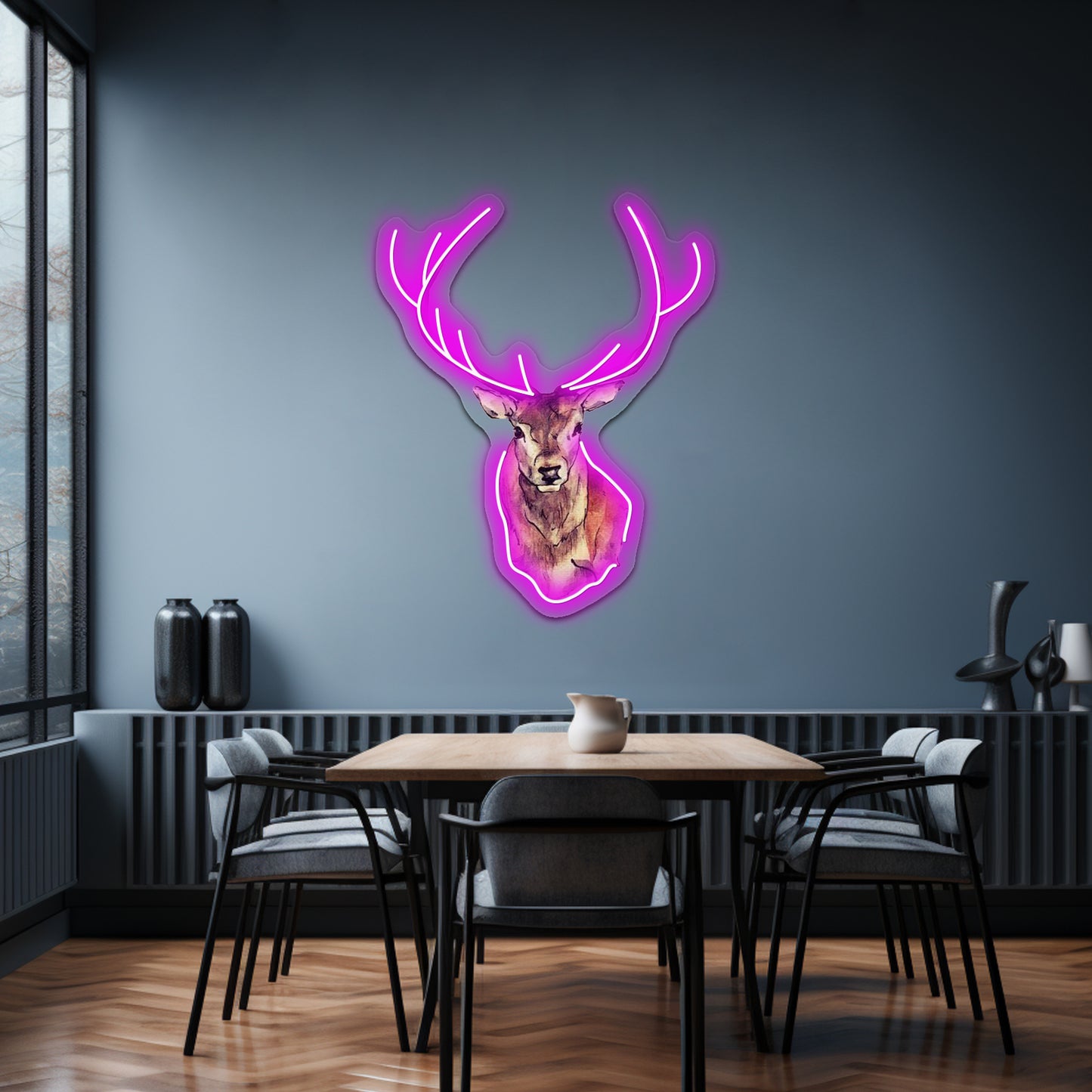 Deer Artwork Affordable Custom Neon Signs