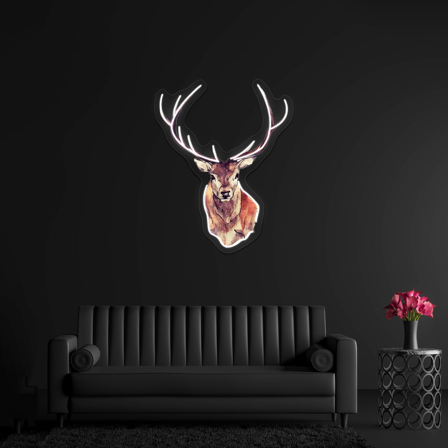 Deer Artwork Affordable Custom Neon Signs