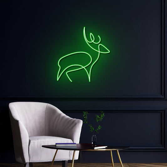 Deer Neon Sign