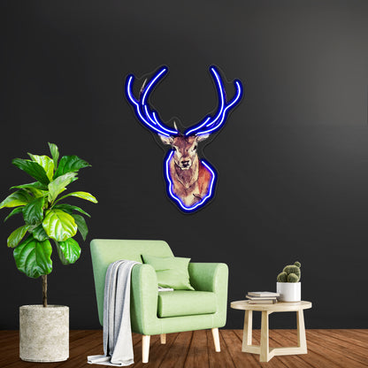 Deer Wall Artwork Neon Signs