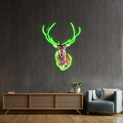 Deer Wall Artwork Neon Signs