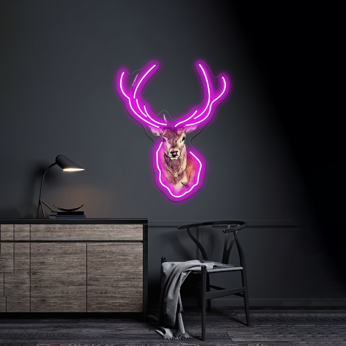 Deer Wall Artwork Neon Signs