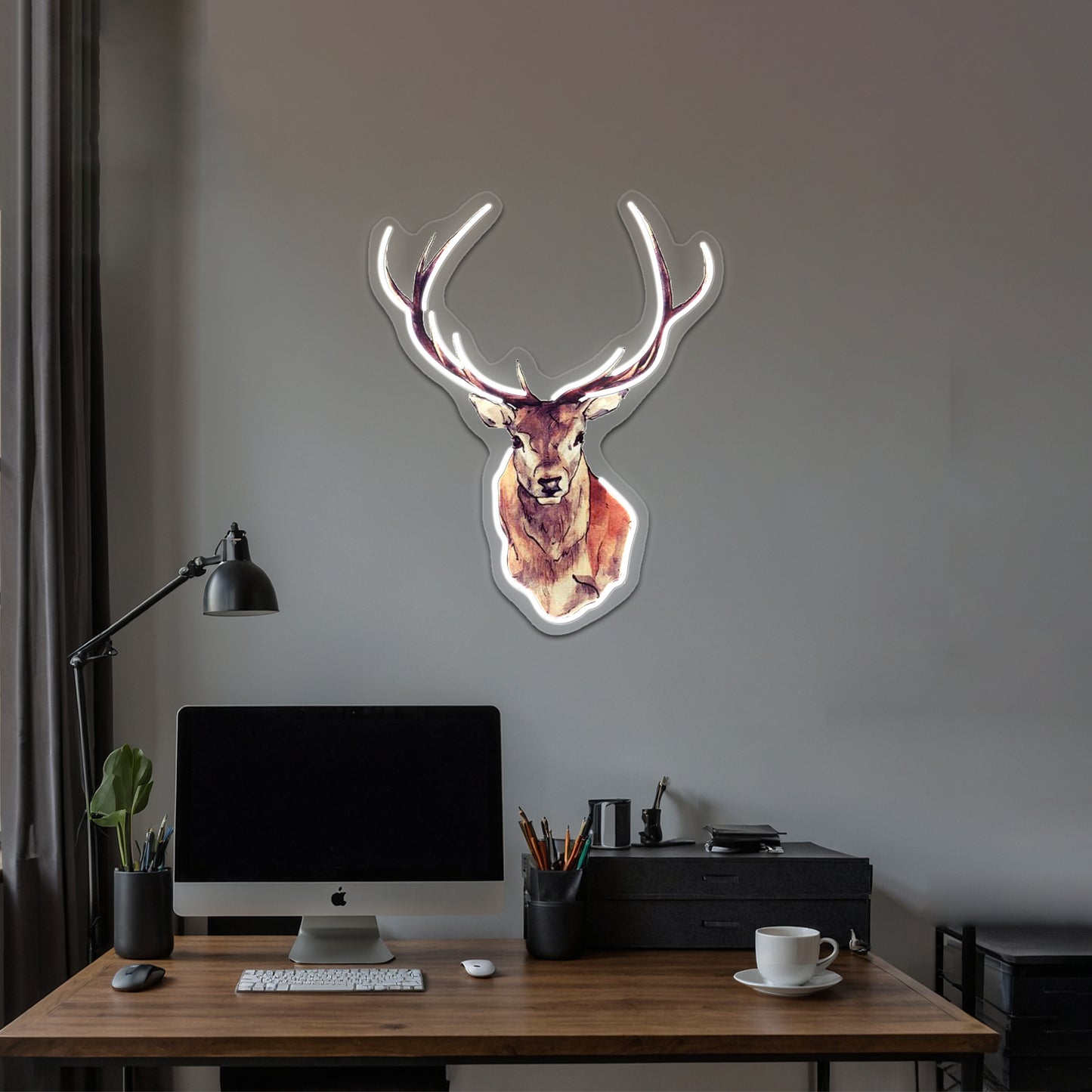 Deer Wall Artwork Neon Signs