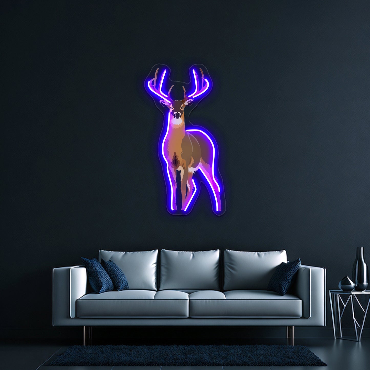 Deer Wild Animal Wall Artwork Neon Signs