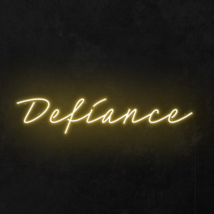 Defiance Led Neon Sign - Shineneon